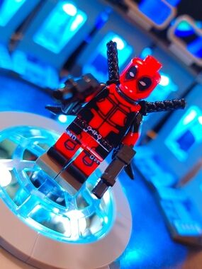 Deadpool Minifigure Lego Compatible